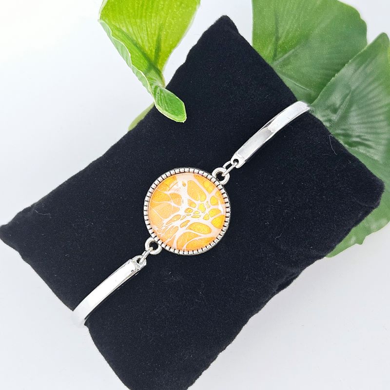 Solid and chain linked Bracelet